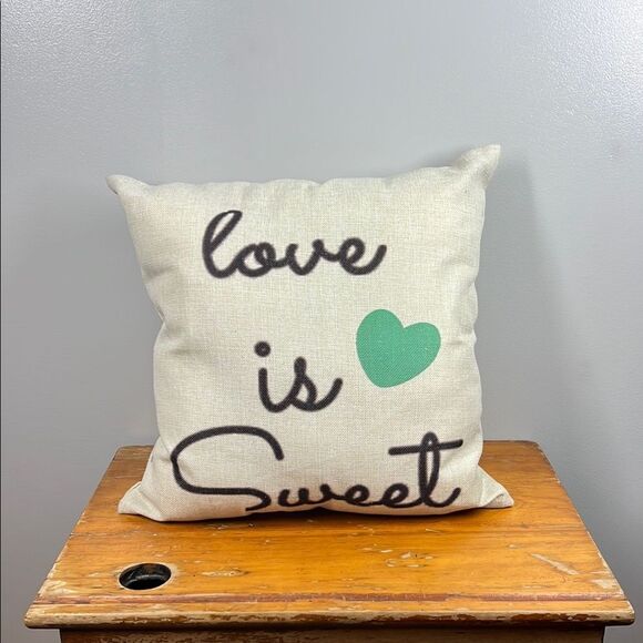 Love is Sweet Decorative Pillow - Picture 1 of 3